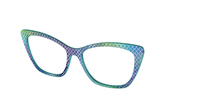 The Holographic Dragon Scales - Angle Top Thumbnail - Pair Eyewear