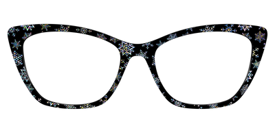 The Holographic Snowflakes - Front Top Thumbnail - Pair Eyewear