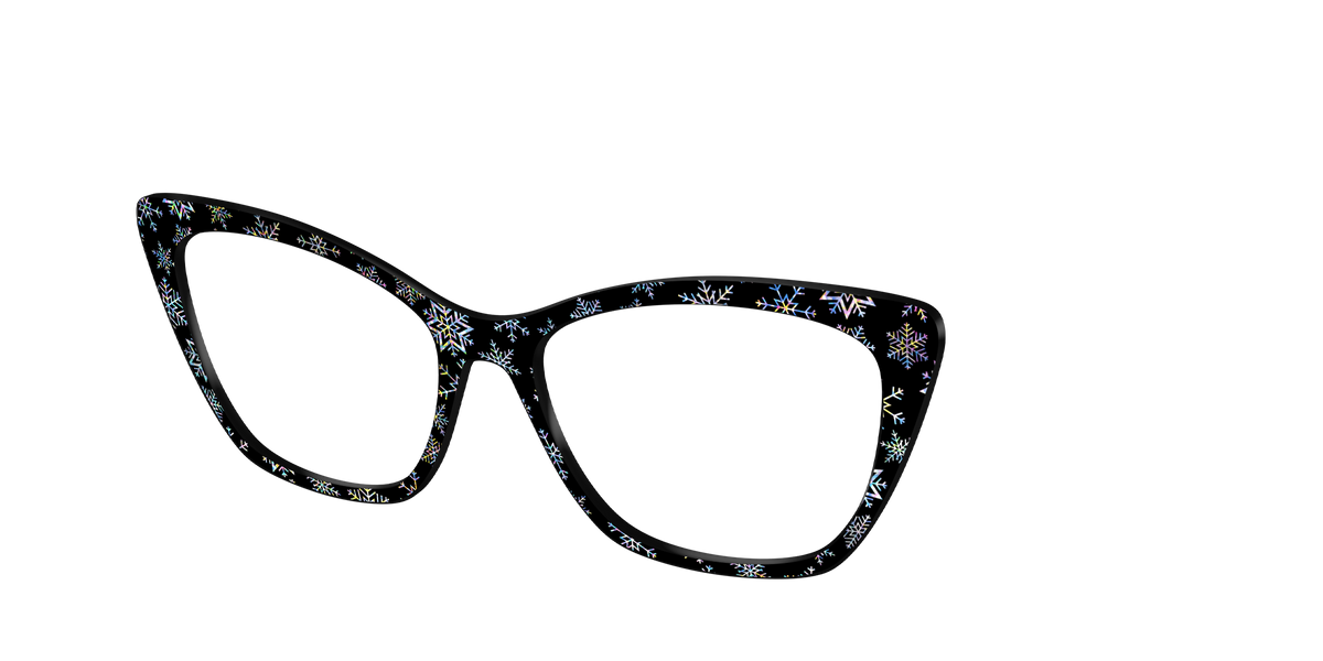 The Holographic Snowflakes - Angle Top Image - Pair Eyewear