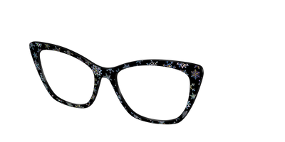 The Holographic Snowflakes - Angle Top Thumbnail - Pair Eyewear