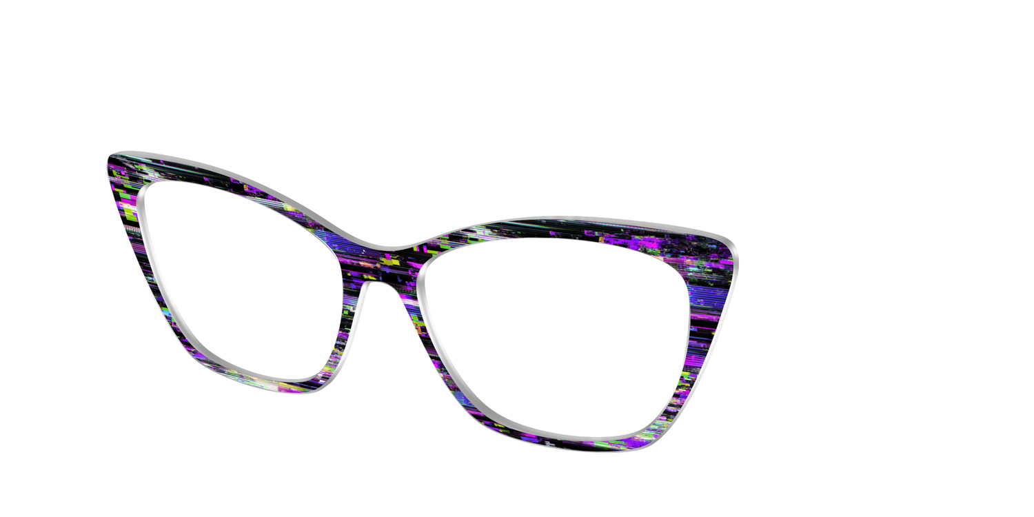 The Horror Film Glitch - Angle Top Image - Pair Eyewear