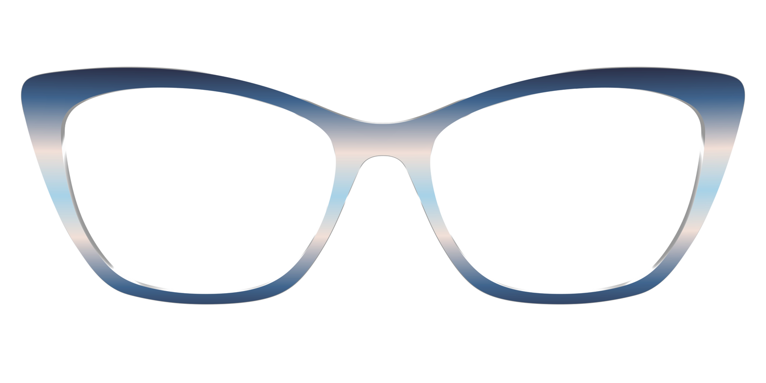 The Hydrangea Haze Gradient - Front Top Image - Pair Eyewear