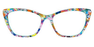 The Imaginative Tortoise with Bubble Glitter - Front Top Thumbnail - Pair Eyewear