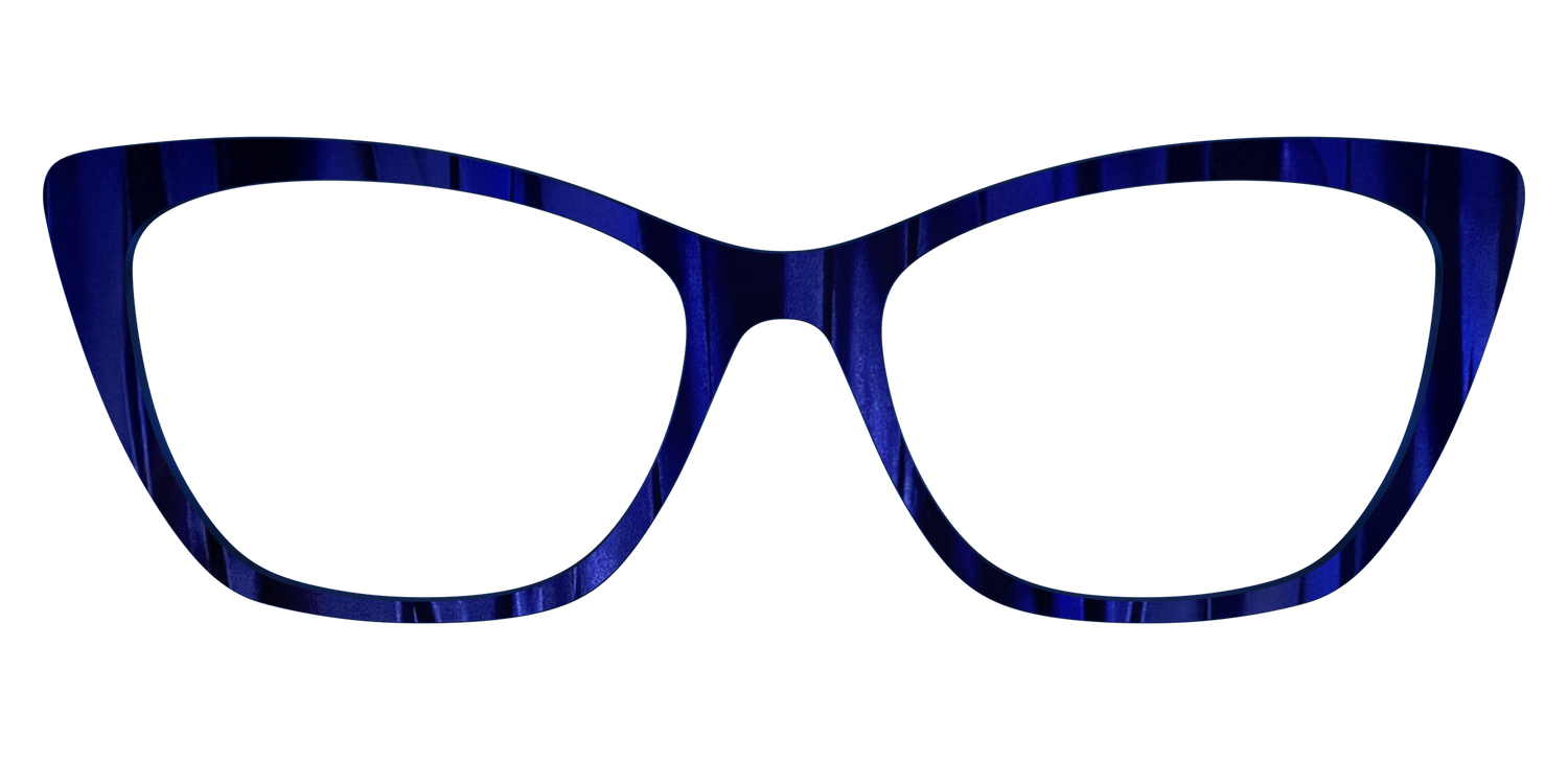 The Indigo Moire Stripes