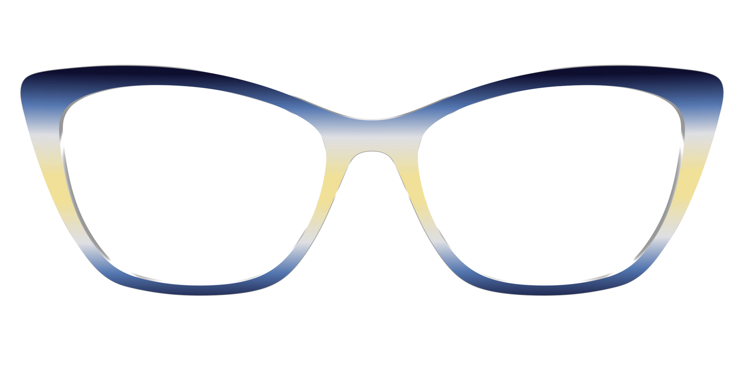 The Indigo to Honeysuckle Gradient - Front Top Image - Pair Eyewear