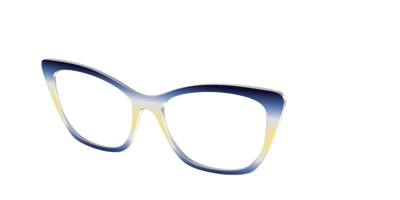 The Indigo to Honeysuckle Gradient - Angle Top Thumbnail - Pair Eyewear