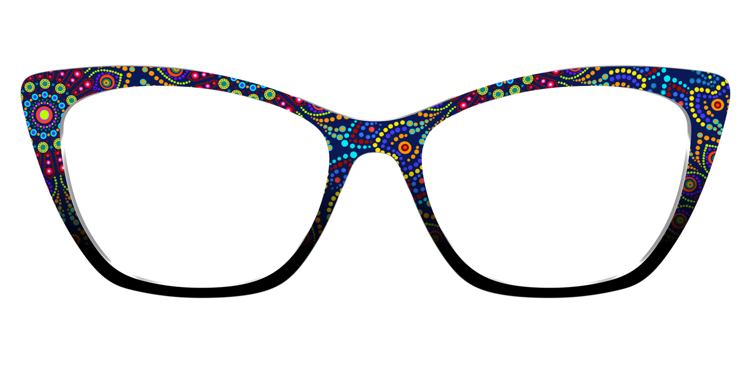 The Kaleidoscope Dots - Front Top Image - Pair Eyewear