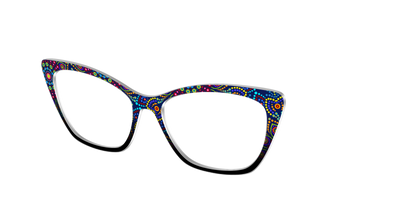 The Kaleidoscope Dots - Angle Top Thumbnail - Pair Eyewear