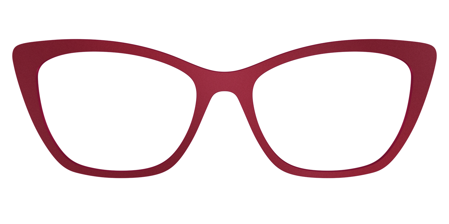 The Matte Burgundy - Front Top Image - Pair Eyewear