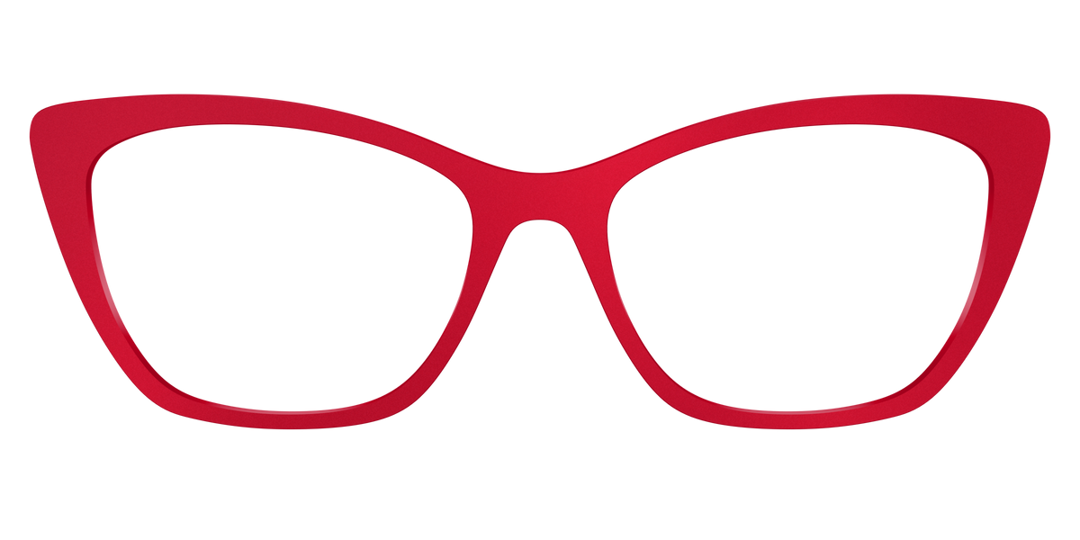 The Matte Red - Front Top Image - Pair Eyewear