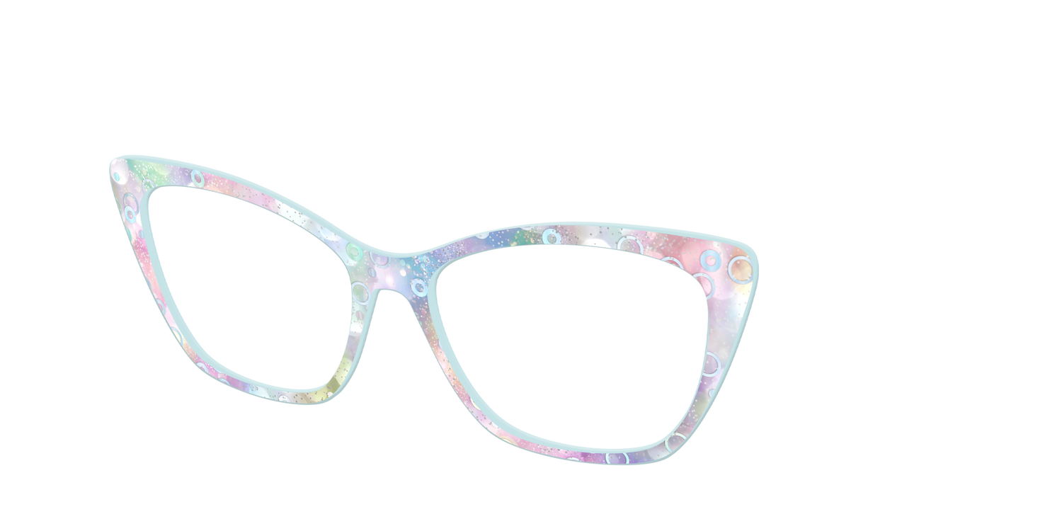 The Mermaid Bokeh with Bubble Glitter - Angle Top Image - Pair Eyewear