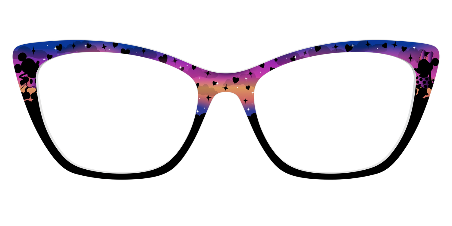 The Mickey & Minnie Shadow Play - Front Top Image - Pair Eyewear