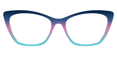 The Midnight to Aquamarine Gradient - Front Top Thumbnail - Pair Eyewear