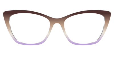 The Mocha to Light Lavender Gradient - Front Top Thumbnail - Pair Eyewear