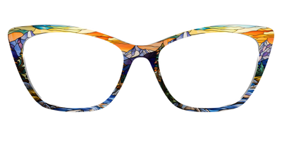 The Mountainscape Stained Glass - Front Top Thumbnail - Pair Eyewear