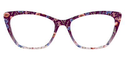 The Mulberry Floral Dip-Dye - Front Top Thumbnail - Pair Eyewear