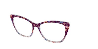 The Mulberry Floral Dip-Dye - Angle Top Thumbnail - Pair Eyewear