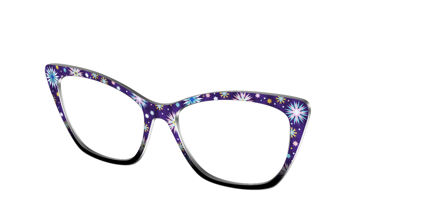 The Mystical Snowflakes - Angle Top Image - Pair Eyewear