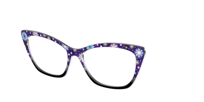 The Mystical Snowflakes - Angle Top Thumbnail - Pair Eyewear