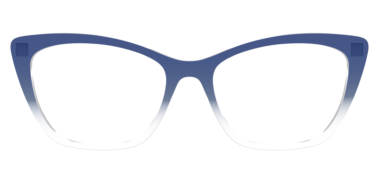 The Navy Gradient Crystal - Front Top Image - Pair Eyewear