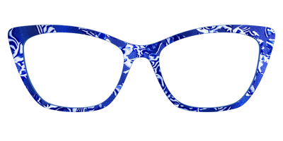 The Navy Shimmer Mosaic - Front Top Thumbnail - Pair Eyewear