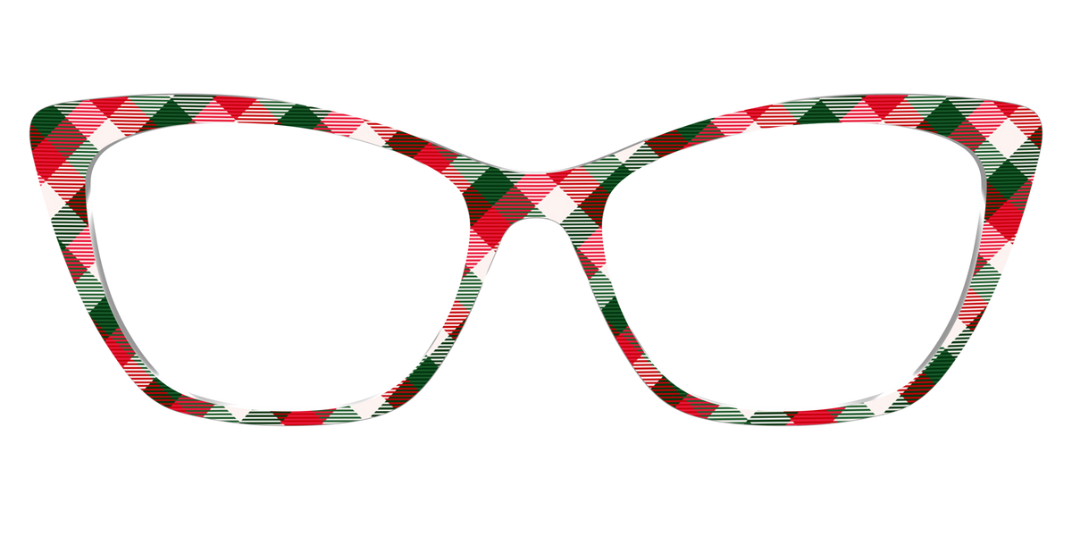 The Nice List Plaid - Front Top Image - Pair Eyewear