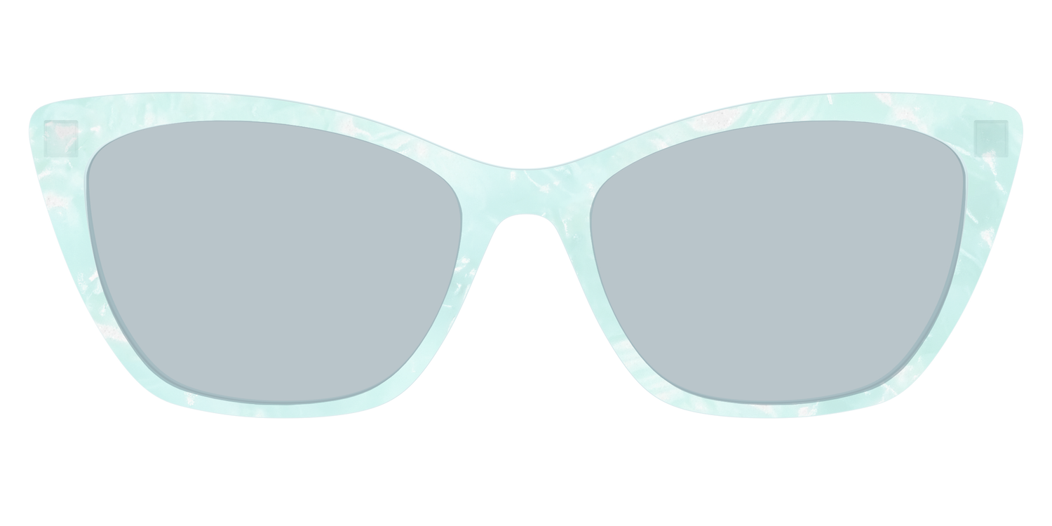 The Oceanic Pearl with Slate Blue Lens - Front Top Image - Pair Eyewear