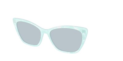 The Oceanic Pearl with Slate Blue Lens - Angle Top Thumbnail - Pair Eyewear