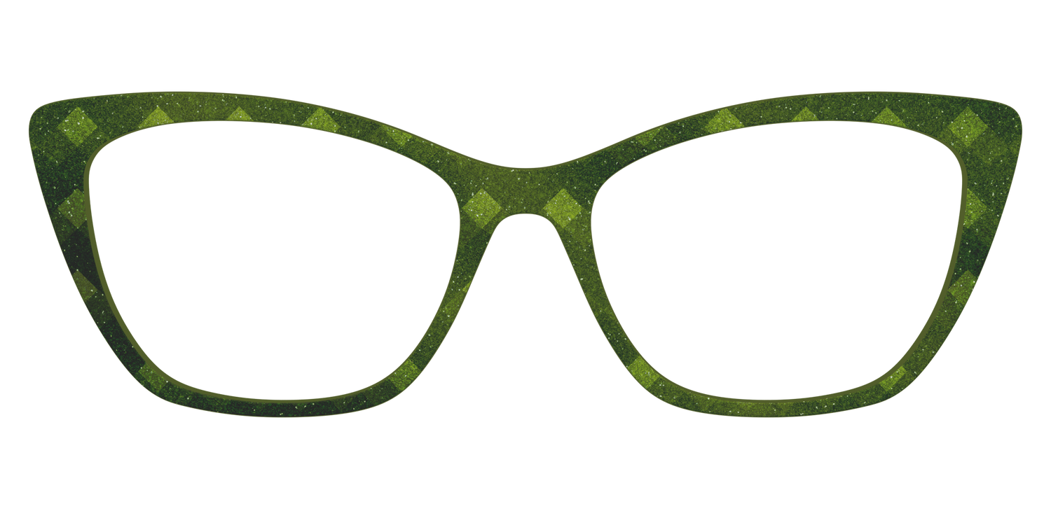 The Olive Geo - Front Top Image - Pair Eyewear