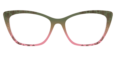 The Olive to Rose Trellis with Champagne Foil - Front Top Thumbnail - Pair Eyewear