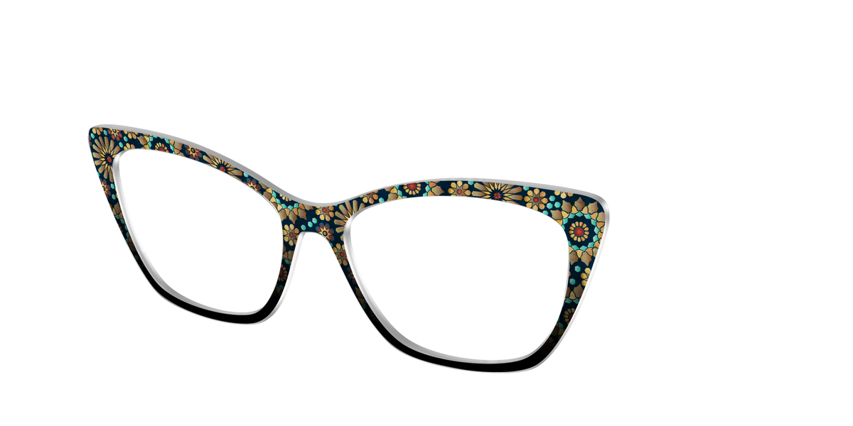 The Ornamental Stained Glass - Angle Top Image - Pair Eyewear