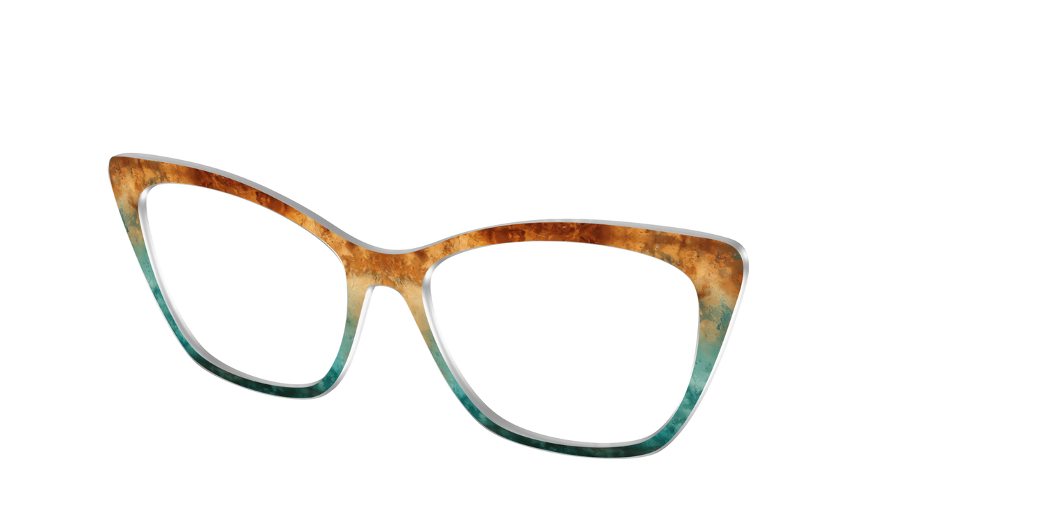 The Oxidized Copper - Angle Top Image - Pair Eyewear