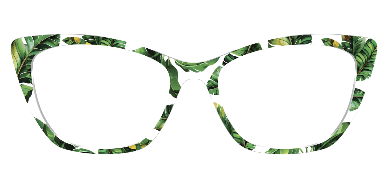 The Palm Leaves Crystal - Front Top Image - Pair Eyewear