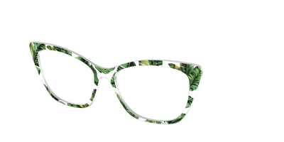 The Palm Leaves Crystal - Angle Top Thumbnail - Pair Eyewear