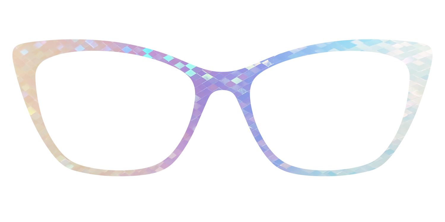 The Pastel Rainbow Prisms - Front Top Image - Pair Eyewear