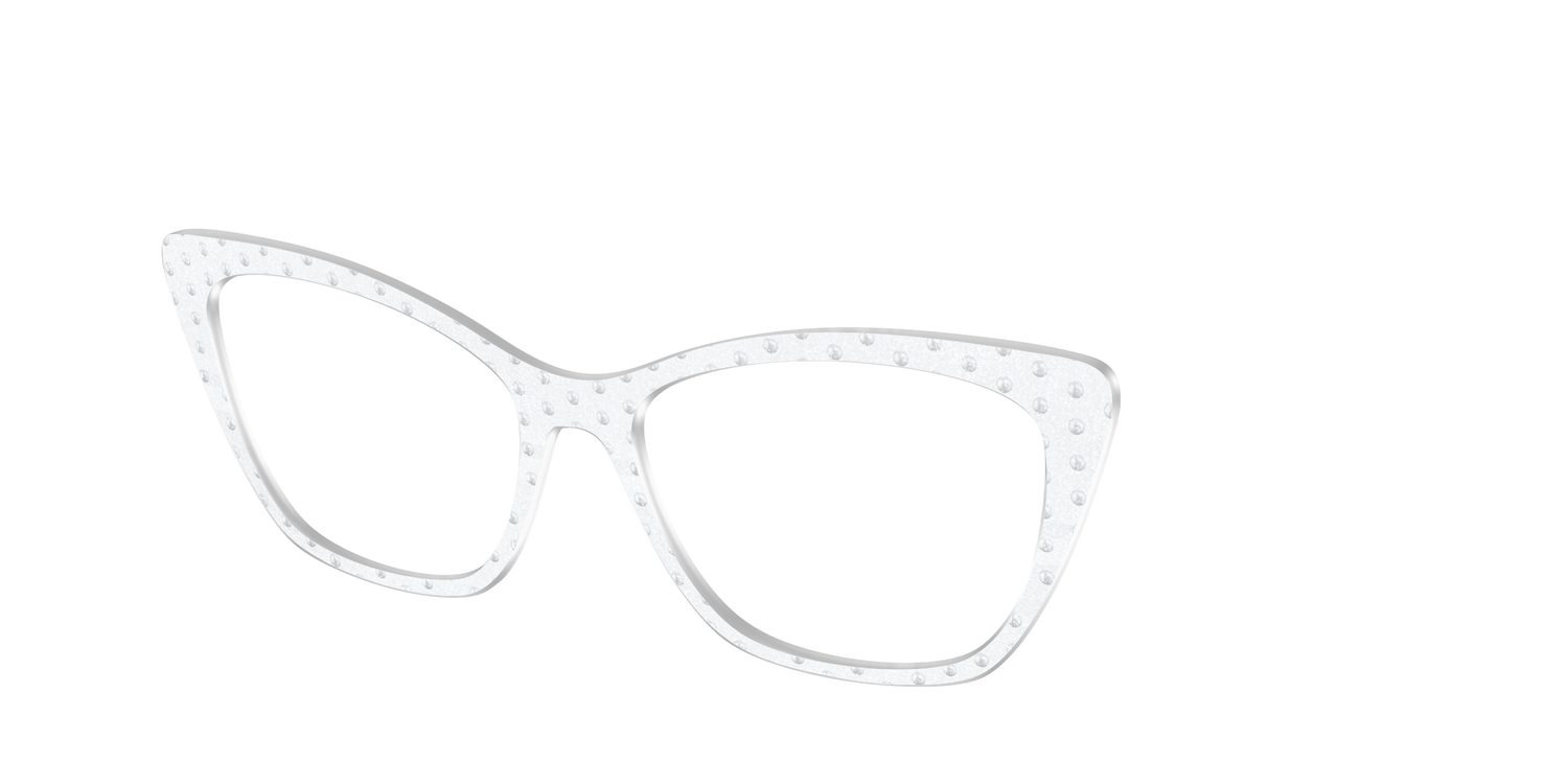 The Pearl Shimmer Polka Dots - Angle Top Image - Pair Eyewear
