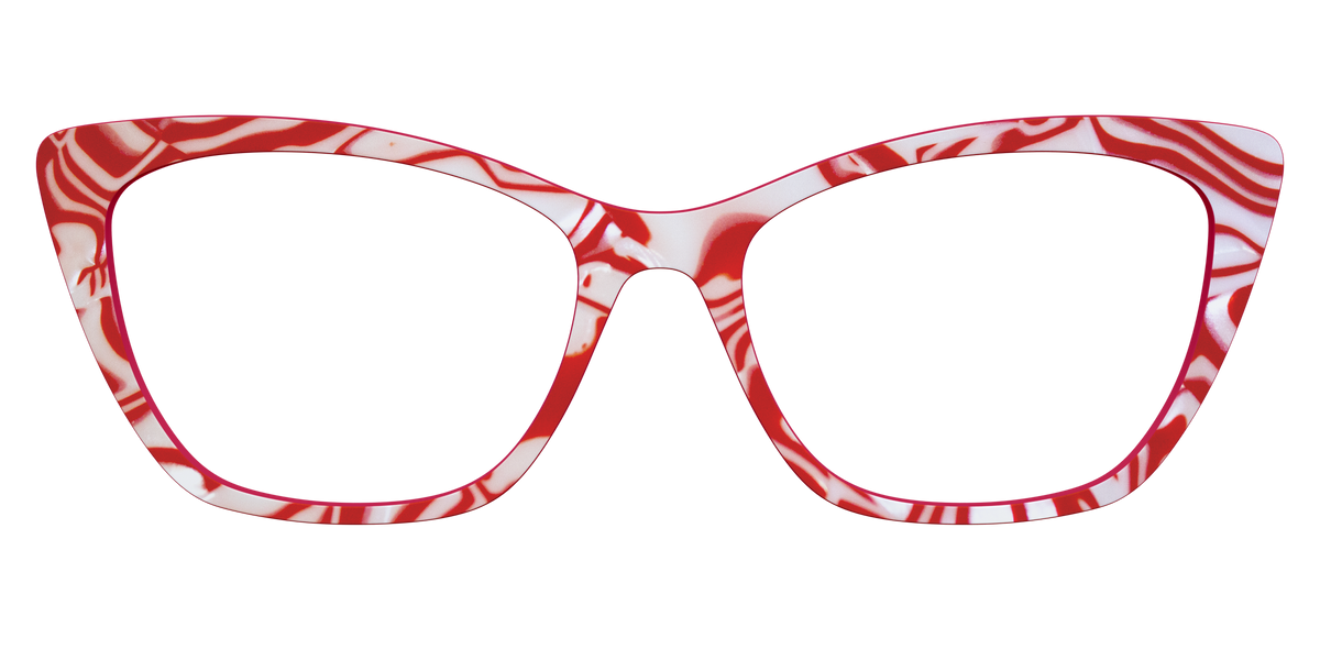 The Peppermint Swirl - Front Top Image - Pair Eyewear
