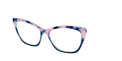 The Petal Pink Tie-Dye - Angle Top Thumbnail - Pair Eyewear