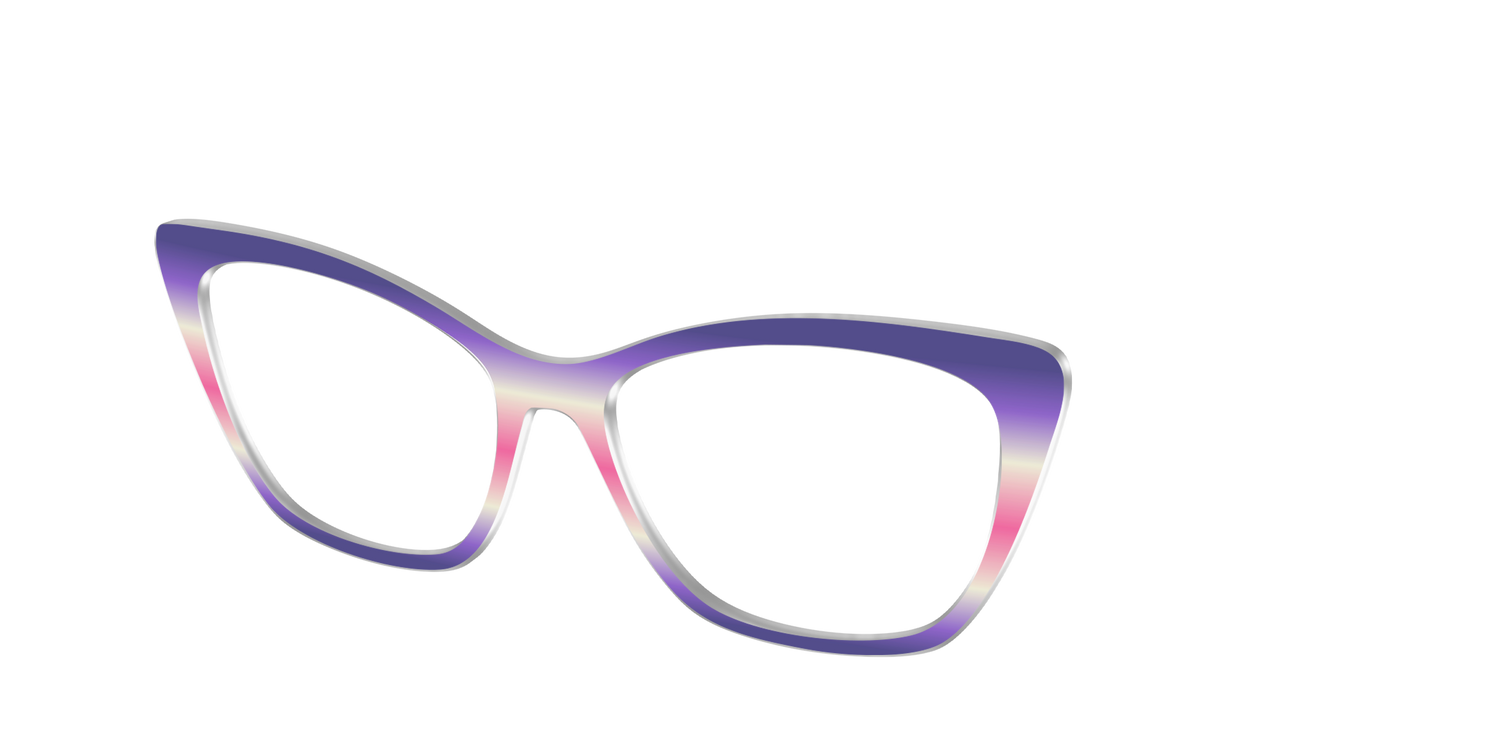 The Petunia Haze Gradient - Angle Top Image - Pair Eyewear