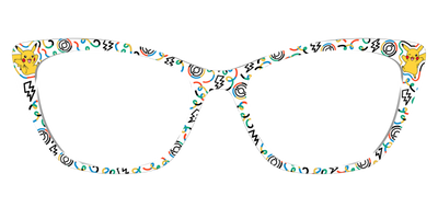 Pikachu Doodle - Front Top Thumbnail - Pair Eyewear
