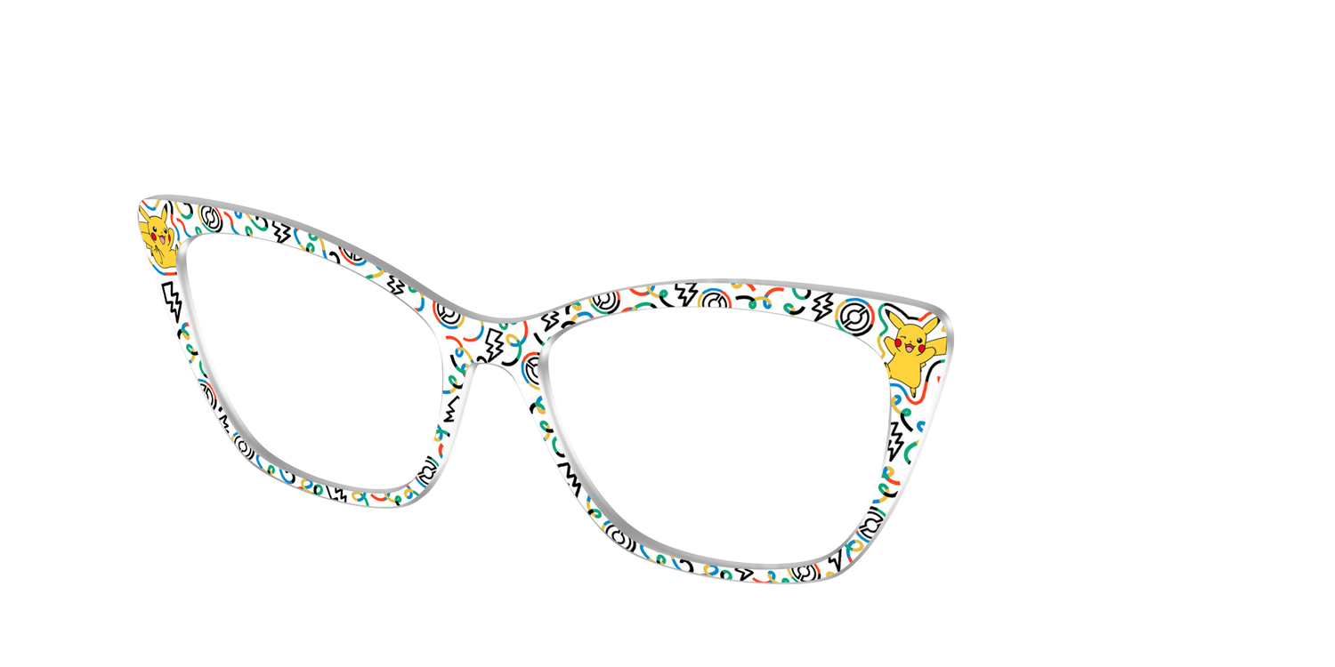 Pikachu Doodle - Angle Top Image - Pair Eyewear