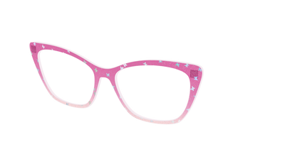 The Pink Butterfly Sparkle Crystal - Angle Top Thumbnail - Pair Eyewear