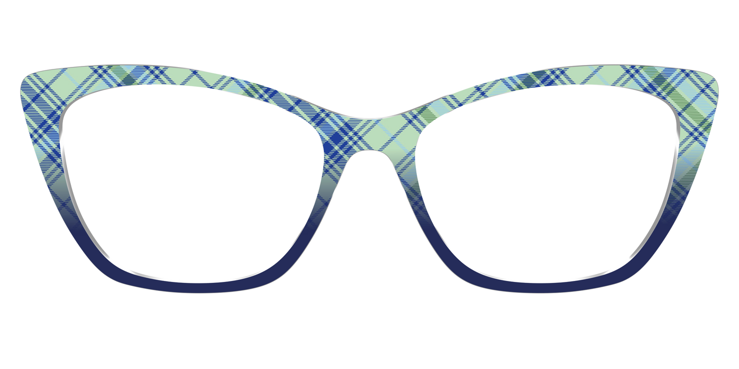 The Poetic Plaid - Front Top Image - Pair Eyewear