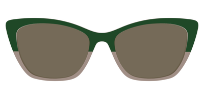The Polarized Cedar & Sap Crystal Split Sun Top - Front Top Thumbnail - Pair Eyewear
