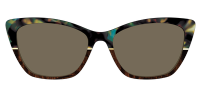 The Polarized Mirage Split with Gold Foil Sun Top - Front Top Thumbnail - Pair Eyewear