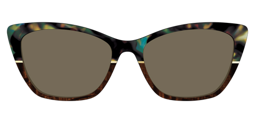 The Polarized Mirage Split with Gold Foil Sun Top - Pair Eyewear