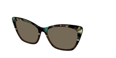 The Polarized Mirage Split with Gold Foil Sun Top - Angle Top Thumbnail - Pair Eyewear