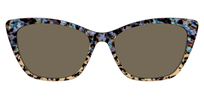 The Polarized Oasis Tortoise Split Sun Top - Front Top Thumbnail - Pair Eyewear