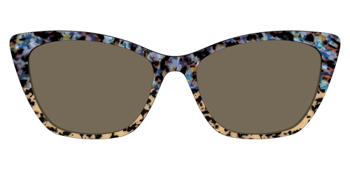 The Polarized Oasis Tortoise Split Sun Top - Pair Eyewear