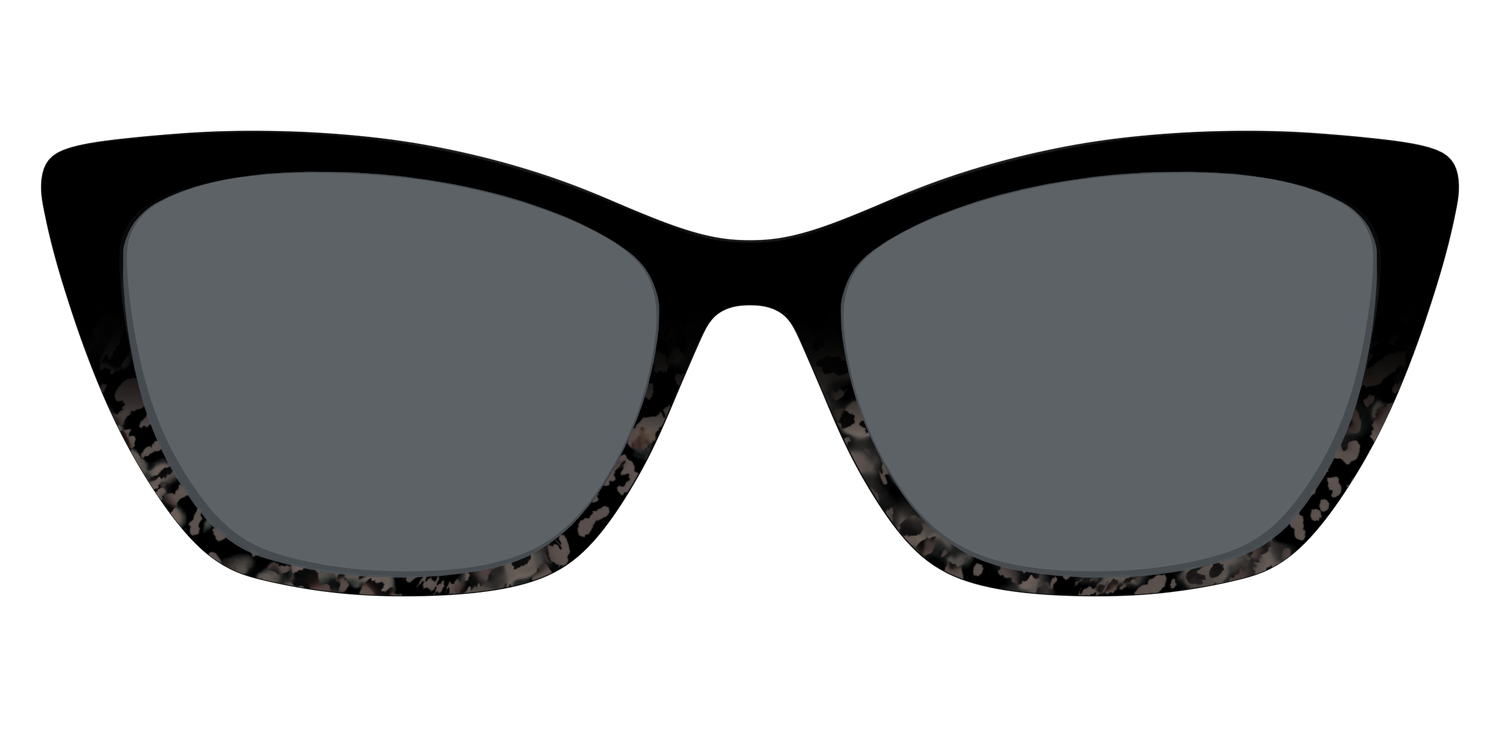 The Polarized Shaded Tortoise Sun Top - Front Top Image - Pair Eyewear